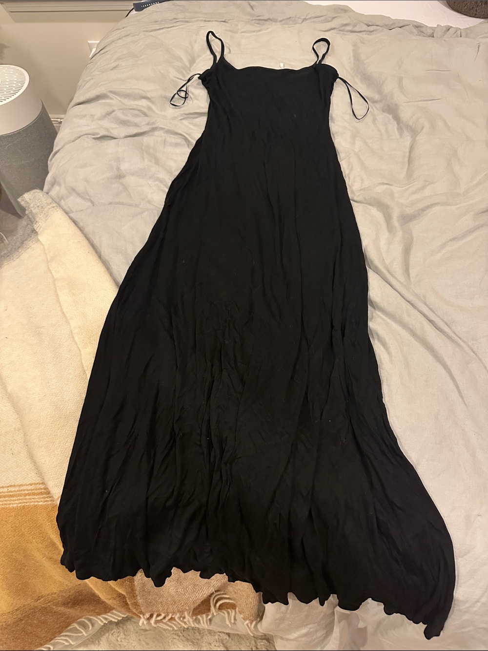 Zara black maxi dress